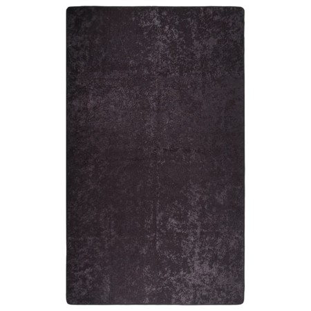 Anthrazitgrauer rutschfester waschbarer Teppich 120x180 cm von , Teppiche - Ref: Foro24-337954, Preis: 50,94 €, Rabatt: %