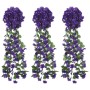 Artificial flower garlands 3 pcs dark purple 85 cm by , Crowns and garlands - Ref: Foro24-359049, Price: 18,89 €, Discount: %