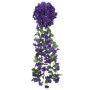Artificial flower garlands 3 pcs dark purple 85 cm by , Crowns and garlands - Ref: Foro24-359049, Price: 18,89 €, Discount: %