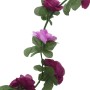 Guirnaldas de flores artificiales 6 uds morado claro 250 cm