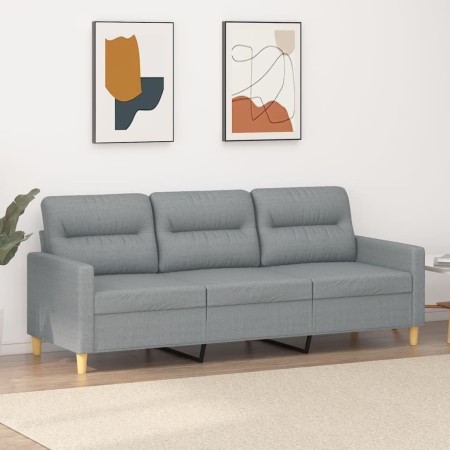 3-Sitzer-Sofa aus hellgrauem Stoff, 180 cm von , Sofas - Ref: Foro24-359243, Preis: 272,09 €, Rabatt: %