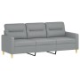 3-Sitzer-Sofa aus hellgrauem Stoff, 180 cm von , Sofas - Ref: Foro24-359243, Preis: 272,09 €, Rabatt: %