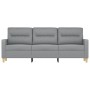 3-Sitzer-Sofa aus hellgrauem Stoff, 180 cm von , Sofas - Ref: Foro24-359243, Preis: 272,09 €, Rabatt: %