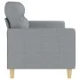 3-seater sofa in light gray fabric 180 cm by , Sofas - Ref: Foro24-359243, Price: 256,37 €, Discount: %