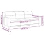 3-Sitzer-Sofa aus hellgrauem Stoff, 180 cm von , Sofas - Ref: Foro24-359243, Preis: 272,09 €, Rabatt: %