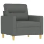 Sillón de tela gris oscuro 60 cm de , Sofás - Ref: Foro24-359220, Precio: 141,01 €, Descuento: %