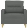 Sillón de tela gris oscuro 60 cm de , Sofás - Ref: Foro24-359220, Precio: 141,01 €, Descuento: %