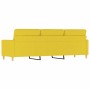 3-seater light yellow fabric sofa 180 cm by , Sofas - Ref: Foro24-359248, Price: 258,46 €, Discount: %