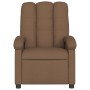 Brown Fabric Massage Recliner by , Armchairs - Ref: Foro24-371743, Price: 221,39 €, Discount: %