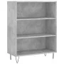 Aparador alto madera contrachapada gris hormigón 69,5x34x180 cm de , Aparadores - Ref: Foro24-3198117, Precio: 130,92 €, Desc...