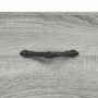 Aparador alto madera contrachapada gris sonoma 69,5x34x180 cm