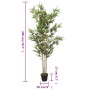 Artificial bamboo tree with 1380 leaves green 200 cm by , artificial flora - Ref: Foro24-358962, Price: 91,21 €, Discount: %