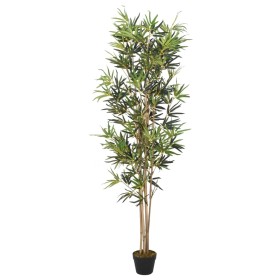 Árbol de bambú artificial con 828 hojas verde 150 cm