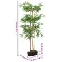 Artificial bamboo tree with 760 green leaves 120 cm by , artificial flora - Ref: Foro24-358981, Price: 68,20 €, Discount: %