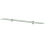 Floating glass shelf 90x10 cm 8 mm by vidaXL, Shelves and shelves - Ref: Foro24-243776, Price: 23,06 €, Discount: %