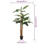 Artificial banana tree 9 leaves green 120 cm by , artificial flora - Ref: Foro24-359000, Price: 56,89 €, Discount: %
