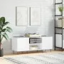 Sperrholz-Disc-Schrank glänzend weiß 121x38x48 cm von vidaXL, CD- und DVD-Speicher - Ref: Foro24-831678, Preis: 65,12 €, Raba...