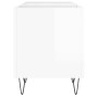 Sperrholz-Disc-Schrank glänzend weiß 121x38x48 cm von vidaXL, CD- und DVD-Speicher - Ref: Foro24-831678, Preis: 65,78 €, Raba...