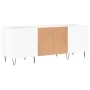 Sperrholz-Disc-Schrank glänzend weiß 121x38x48 cm von vidaXL, CD- und DVD-Speicher - Ref: Foro24-831678, Preis: 65,12 €, Raba...