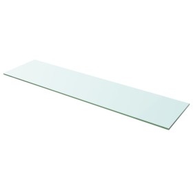 Clear glass shelf panel 100x25 cm by vidaXL, Shelves and shelves - Ref: Foro24-243845, Price: 32,74 €, Discount: %