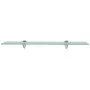 Floating glass shelf 60x10 cm 8 mm by vidaXL, Shelves and shelves - Ref: Foro24-243757, Price: 21,45 €, Discount: %