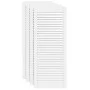 Wardrobe door slats 4 pcs white pine wood 99.3x39.4 cm by , cabinet doors - Ref: Foro24-151171, Price: 133,50 €, Discount: %