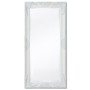 Weißer Wandspiegel im Barockstil 100x50 cm von vidaXL, Spiegel - Ref: Foro24-243679, Preis: 78,66 €, Rabatt: %