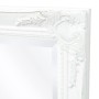 Weißer Wandspiegel im Barockstil 100x50 cm von vidaXL, Spiegel - Ref: Foro24-243679, Preis: 78,66 €, Rabatt: %