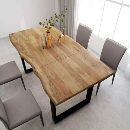 Esstisch aus massivem Akazienholz, 180 x 90 x 76 cm von , Küchen- und Esstische - Ref: Foro24-286472, Preis: 412,21 €, Rabatt: %
