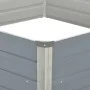 Erhöhtes Pflanzgefäß 129x129x46 cm Stahl verzinkt grau von vidaXL, Töpfe und Pflanzgefäße - Ref: Foro24-42405, Preis: 39,14 €...