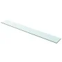 Clear glass shelf panel 100x12 cm by vidaXL, Shelves and shelves - Ref: Foro24-243842, Price: 16,40 €, Discount: %
