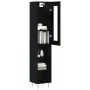 Black plywood sideboard 34.5x34x180 cm by , Sideboards - Ref: Foro24-3199394, Price: 90,04 €, Discount: %