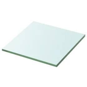 Clear glass shelf panel 20x20 cm by vidaXL, Shelves and shelves - Ref: Foro24-243804, Price: 15,48 €, Discount: %