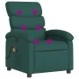 Sillón de masaje reclinable de tela verde oscuro de , Sillones - Ref: Foro24-371707, Precio: 226,62 €, Descuento: %