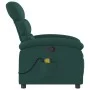 Sillón de masaje reclinable de tela verde oscuro de , Sillones - Ref: Foro24-371707, Precio: 226,62 €, Descuento: %