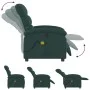 Sillón de masaje reclinable de tela verde oscuro de , Sillones - Ref: Foro24-371707, Precio: 226,62 €, Descuento: %