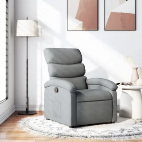 Light Gray Fabric Recliner by , Armchairs - Ref: Foro24-371689, Price: 182,96 €, Discount: %