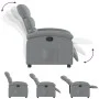 Light Gray Fabric Recliner by , Armchairs - Ref: Foro24-371689, Price: 182,96 €, Discount: %