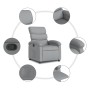 Sillón reclinable de tela gris claro de , Sillones - Ref: Foro24-371689, Precio: 192,98 €