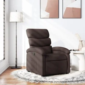 Dark Brown Fabric Recliner by , Armchairs - Ref: Foro24-371694, Price: 189,41 €, Discount: %