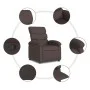Dunkelbrauner Stoffsessel von , Sessel - Ref: Foro24-371694, Preis: 189,41 €, Rabatt: %