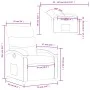 Dunkelbrauner Stoffsessel von , Sessel - Ref: Foro24-371694, Preis: 189,41 €, Rabatt: %