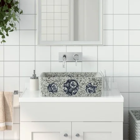 Multicolor ceramic rectangular countertop sink 46x35.5x13cm by , Sinks - Ref: Foro24-155074, Price: 127,01 €, Discount: %