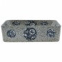Mehrfarbiges rechteckiges Aufsatzwaschbecken aus Keramik, 46 x 35,5 x 13 cm von , Sinkt - Ref: Foro24-155074, Preis: 129,02 €...