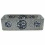 Multicolor ceramic rectangular countertop sink 46x35.5x13cm by , Sinks - Ref: Foro24-155074, Price: 127,01 €, Discount: %