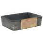 Rectangular black-brown ceramic countertop sink 46x35.5x13 cm by , Sinks - Ref: Foro24-155076, Price: 137,25 €, Discount: %