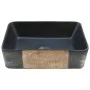 Rectangular black-brown ceramic countertop sink 46x35.5x13 cm by , Sinks - Ref: Foro24-155076, Price: 137,25 €, Discount: %