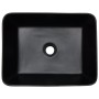 Rectangular black-brown ceramic countertop sink 46x35.5x13 cm by , Sinks - Ref: Foro24-155076, Price: 139,22 €, Discount: %