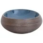 Brown and blue ceramic oval countertop sink 59x40x15cm by , Sinks - Ref: Foro24-155081, Price: 136,38 €, Discount: %