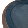Ovales Aufsatzwaschbecken aus brauner und blauer Keramik, 59 x 40 x 15 cm von , Sinkt - Ref: Foro24-155081, Preis: 138,71 €, ...